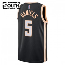 Dres Atlanta Hawks Dyson Daniels Nike 2025-26 City Edition Crno Swingman - Dječji